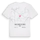 Saint-Fulgent-des-Ormes karta t-shirt