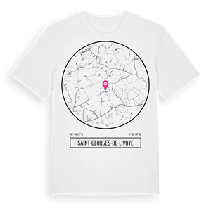 Saint-Georges-de-Livoye t-shirt – ekologisk bomull t-shirt från Pinshirt