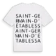 Saint-Germain-d'Étables ordlek t-shirt
