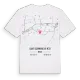 Saint-Germain-du-Pert karta t-shirt