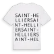 Saint-Hellier ordlek t-shirt