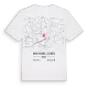 Saint-Hilaire-le-Châtel karta t-shirt