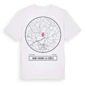 Saint-Hilaire-le-Châtel t-shirt – ekologisk bomull t-shirt från Pinshirt