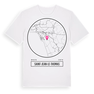 Saint-Jean-le-Thomas t-shirt – ekologisk bomull t-shirt från Pinshirt