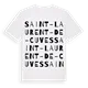 Saint-Laurent-de-Cuves ordlek t-shirt