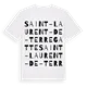 Saint-Laurent-de-Terregatte ordlek t-shirt