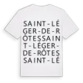 Saint-Léger-de-Rôtes ordlek t-shirt