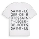 Saint-Léger-de-Rôtes ordlek t-shirt
