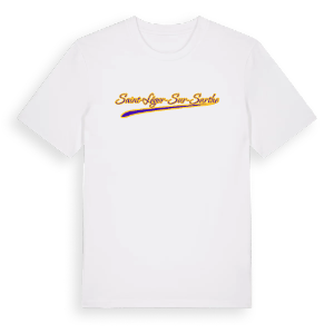 Saint-Léger-sur-Sarthe baseball t-shirt – ekologisk bomull t-shirt från Pinshirt