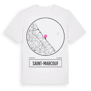 Saint-Marcouf t-shirt – ekologisk bomull t-shirt från Pinshirt