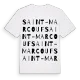 Saint-Marcouf ordlek t-shirt