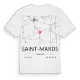 Saint-Mards karta t-shirt