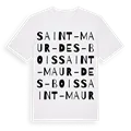 Saint-Maur-des-Bois ordlek t-shirt