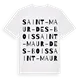 Saint-Maur-des-Bois ordlek t-shirt