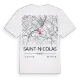 Saint-Nicolas karta t-shirt
