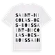 Saint-Nicolas-des-Bois ordlek t-shirt