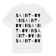 Saint-Ovin ordlek t-shirt