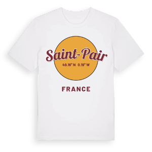 Saint-Pair cirkel t-shirt – ekologisk bomull t-shirt från Pinshirt
