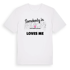 Någon i Saint-Philbert-sur-Risle älskar mig t-shirt – ekologisk bomull t-shirt från Pinshirt