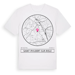 Saint-Philbert-sur-Risle t-shirt – ekologisk bomull t-shirt från Pinshirt