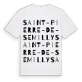 Saint-Pierre-de-Semilly ordlek t-shirt