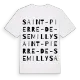 Saint-Pierre-de-Semilly ordlek t-shirt