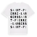 Saint-Pierre-Langers ordlek t-shirt