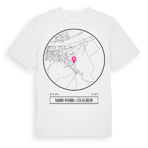 Saint-Pierre-lès-Elbeuf t-shirt – ekologisk bomull t-shirt från Pinshirt