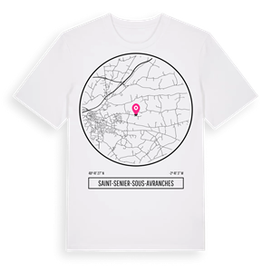 Saint-Senier-sous-Avranches t-shirt – ekologisk bomull t-shirt från Pinshirt