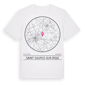 Saint-Sulpice-sur-Risle t-shirt – ekologisk bomull t-shirt från Pinshirt