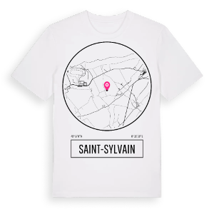 Saint-Sylvain t-shirt – ekologisk bomull t-shirt från Pinshirt