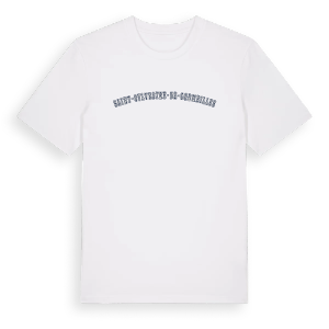 Saint-Sylvestre-de-Cormeilles college t-shirt – ekologisk bomull t-shirt från PinShirt