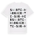Sainte-Marguerite-sur-Mer ordlek t-shirt