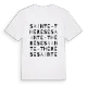 Sainte-Thérèse ordlek t-shirt