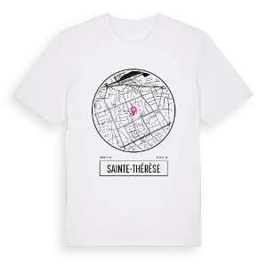 Sainte-Thérèse t-shirt – ekologisk bomull t-shirt från Pinshirt