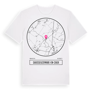 Sausseuzemare-en-Caux t-shirt – ekologisk bomull t-shirt från Pinshirt