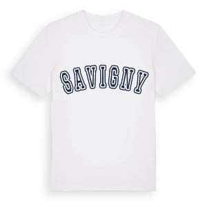 Savigny college t-shirt – ekologisk bomull t-shirt från Pinshirt