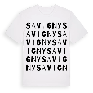 Savigny ordlek t-shirt – ekologisk bomull t-shirt från Pinshirt