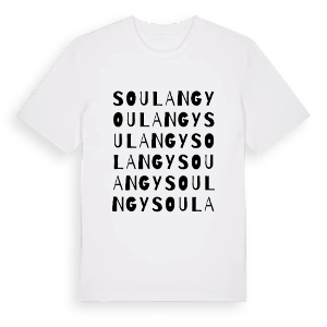 Soulangy ordlek t-shirt – ekologisk bomull t-shirt från Pinshirt