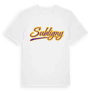 Subligny baseball t-shirt – ekologisk bomull t-shirt från Pinshirt