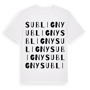 Subligny ordlek t-shirt – ekologisk bomull t-shirt från Pinshirt