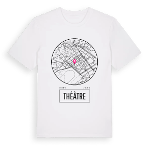 Théâtre t-shirt – ekologisk bomull t-shirt från Pinshirt