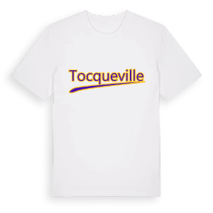 Tocqueville baseball t-shirt – ekologisk bomull t-shirt från Pinshirt