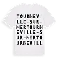 Tourneville-sur-Mer ordlek t-shirt