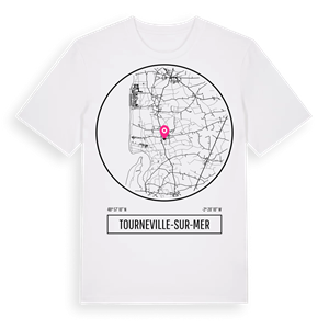 Tourneville-sur-Mer t-shirt – ekologisk bomull t-shirt från Pinshirt