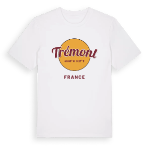 Trémont cirkel t-shirt – ekologisk bomull t-shirt från Pinshirt