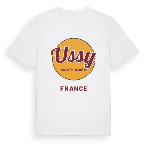 Ussy cirkel t-shirt – ekologisk bomull t-shirt från Pinshirt