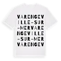 Varengeville-sur-Mer ordlek t-shirt