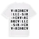 Varengeville-sur-Mer ordlek t-shirt