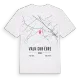 Vaux-sur-Eure karta t-shirt